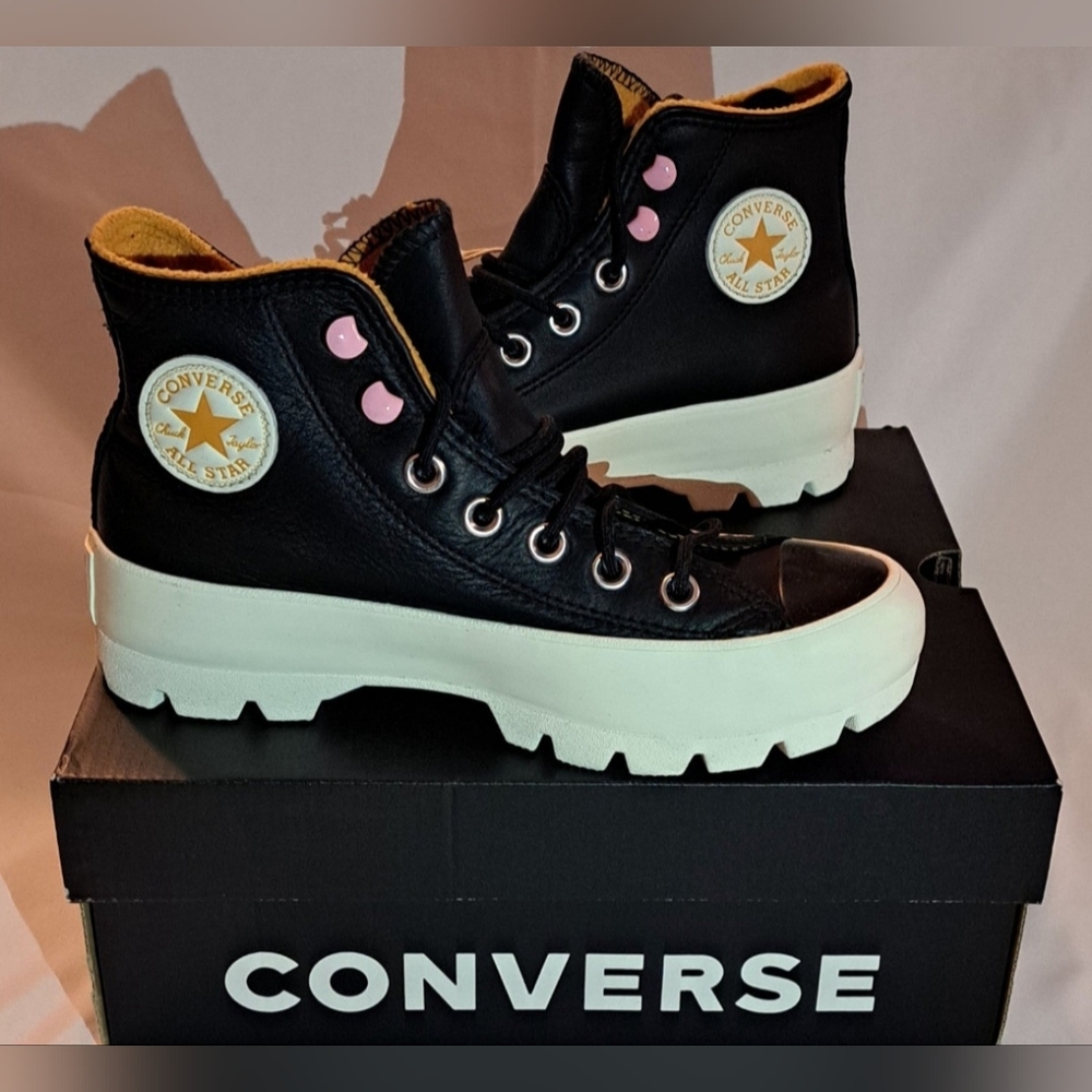 Converse CTAS LUGGED WINTER HI / BLACK SAFFRON  /YELLOW EGRET .